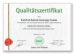 Qualität Neubauabdichtung